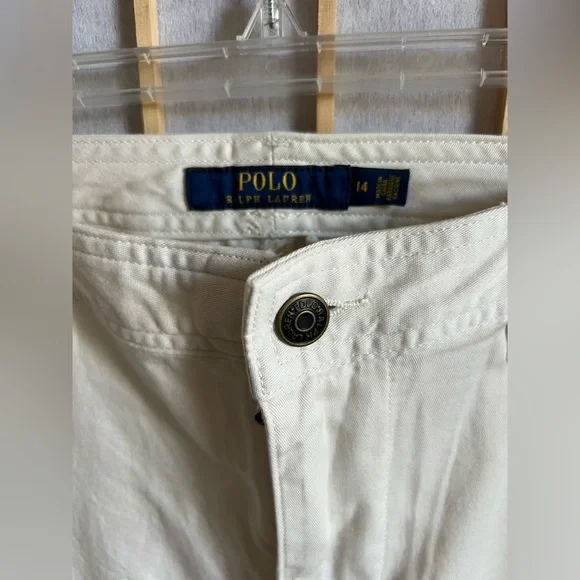 Polo by Ralph Lauren Cream Cargo Pants Relaxed Fit - Picture 4 of 13